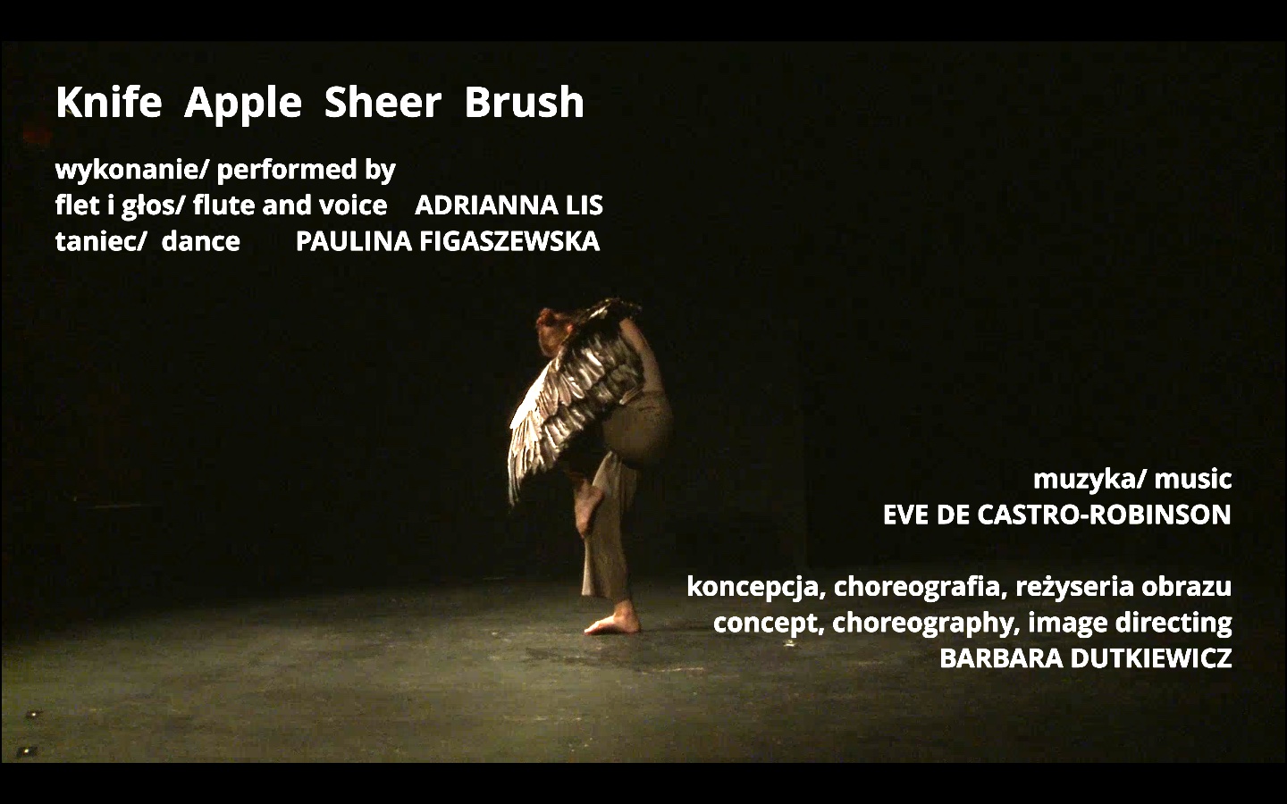 e.castro-robinson, knife apple sheer brush, barbara dutkiewicz - choreografia muzyki, rytmiczny/choreograficzny projekt video
